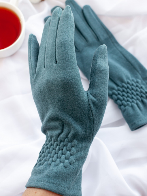 Рукавички ISSA Plus модель PE-22_blue Фото