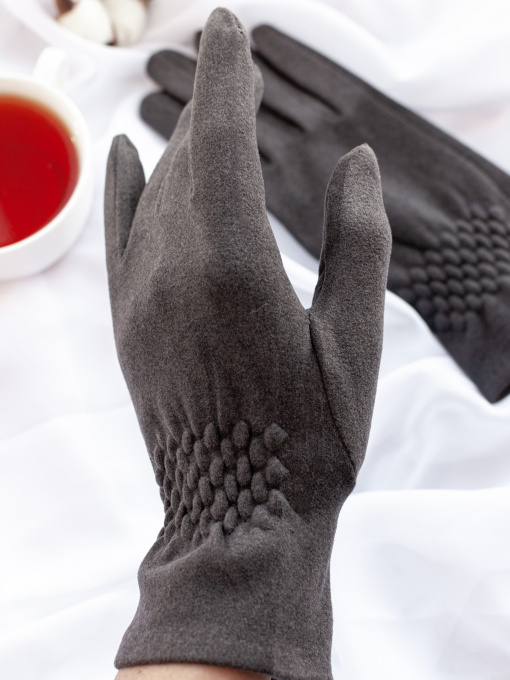 Перчатки ISSA Plus модель PE-22_darkgray Фото