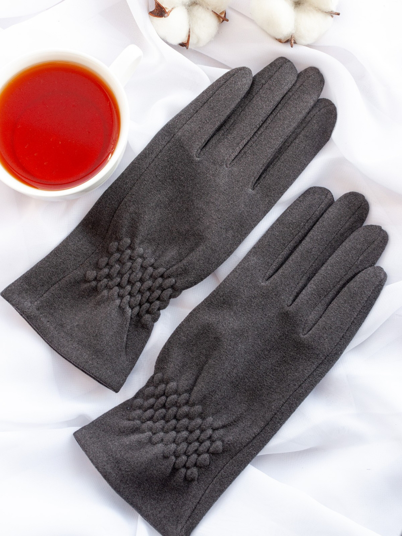 Перчатки ISSA Plus модель PE-22_darkgray Фото