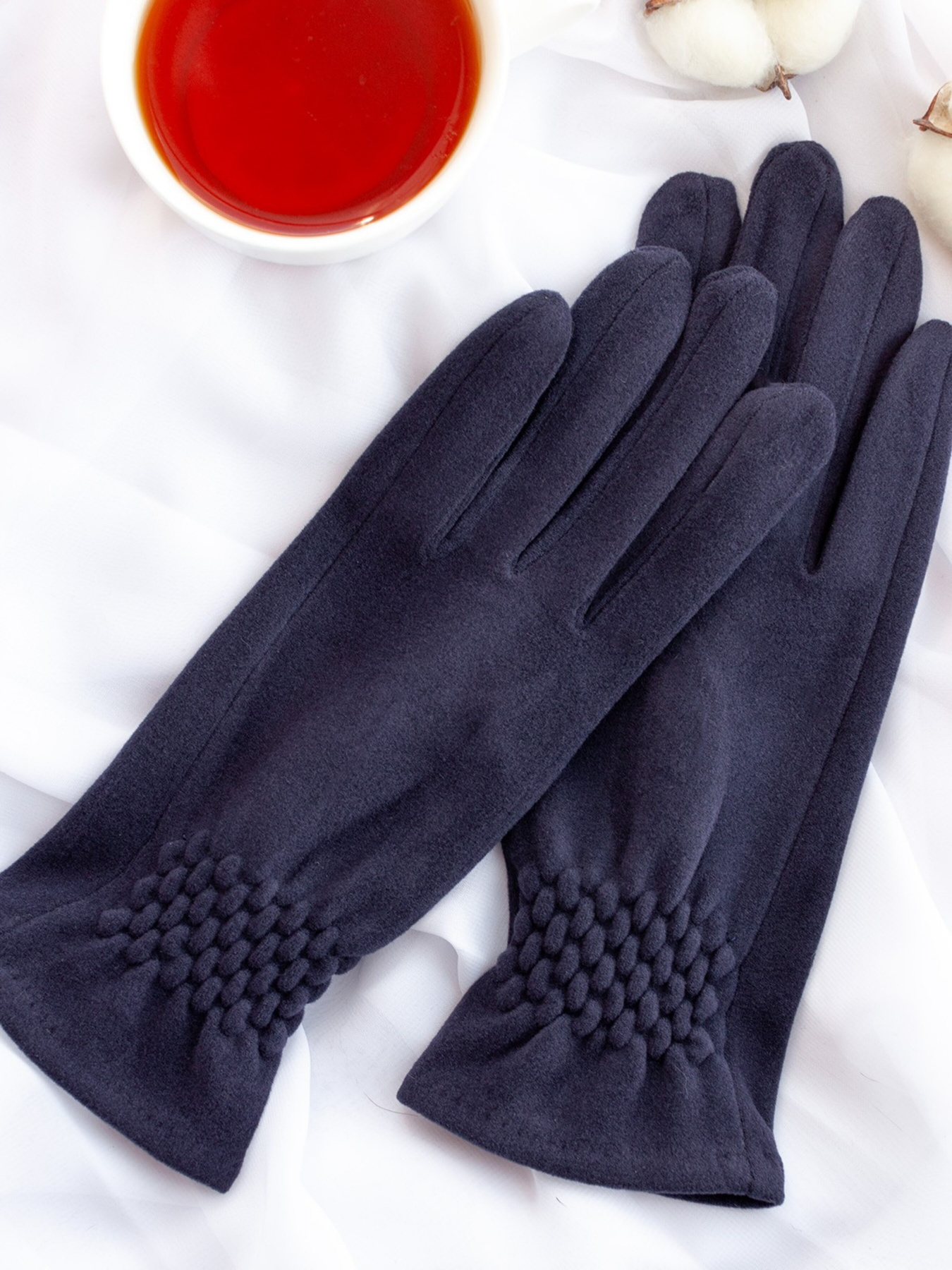 Перчатки ISSA Plus модель PE-22_darkblue Фото