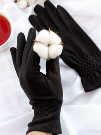 Перчатки ISSA Plus модель PE-22_black Фото