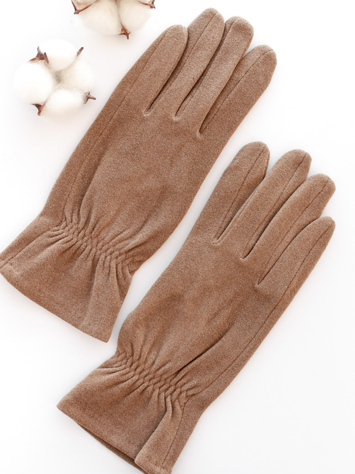 Рукавички ISSA Plus модель PE-23_beige Фото