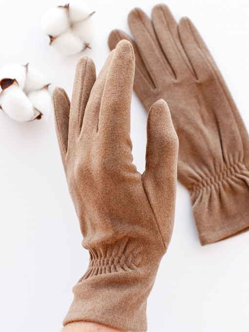 Рукавички ISSA Plus модель PE-23_beige Фото