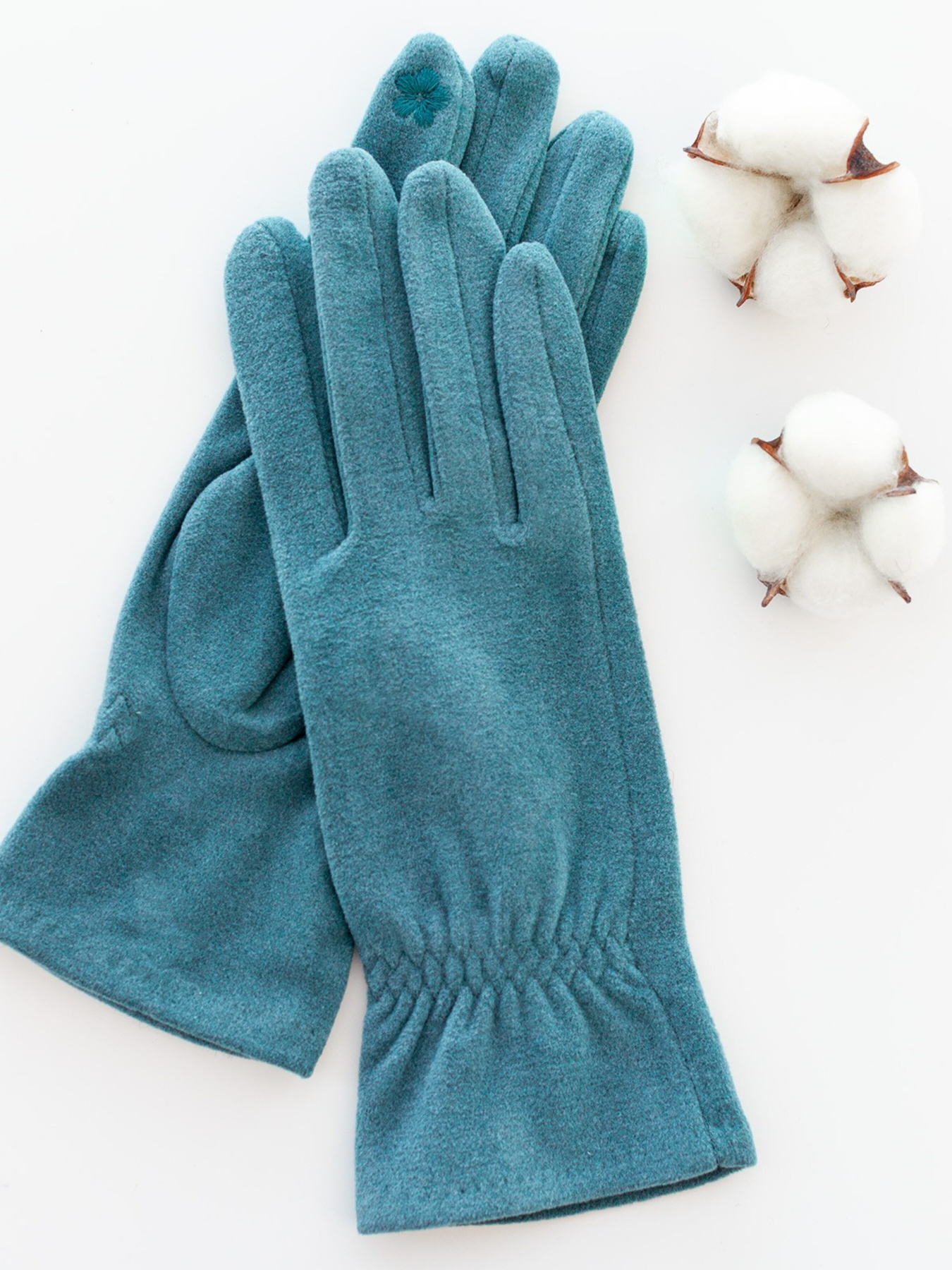 Рукавички ISSA Plus модель PE-23_blue Фото