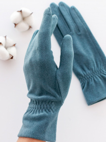 Рукавички ISSA Plus модель PE-23_blue Фото