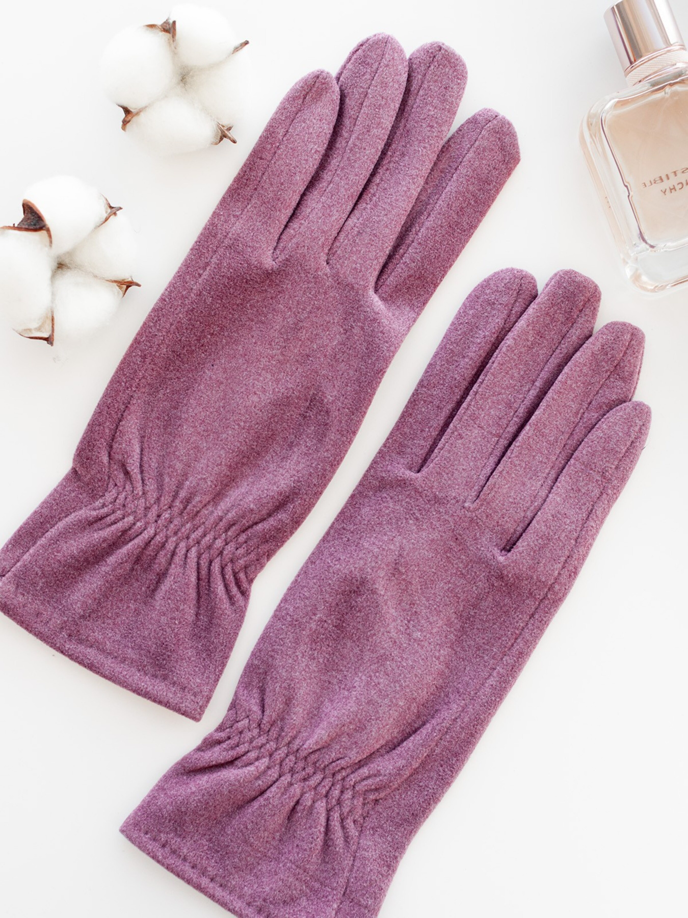 Рукавички ISSA Plus модель PE-23_lilac Фото