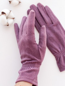 Рукавички ISSA Plus модель PE-23_lilac Фото