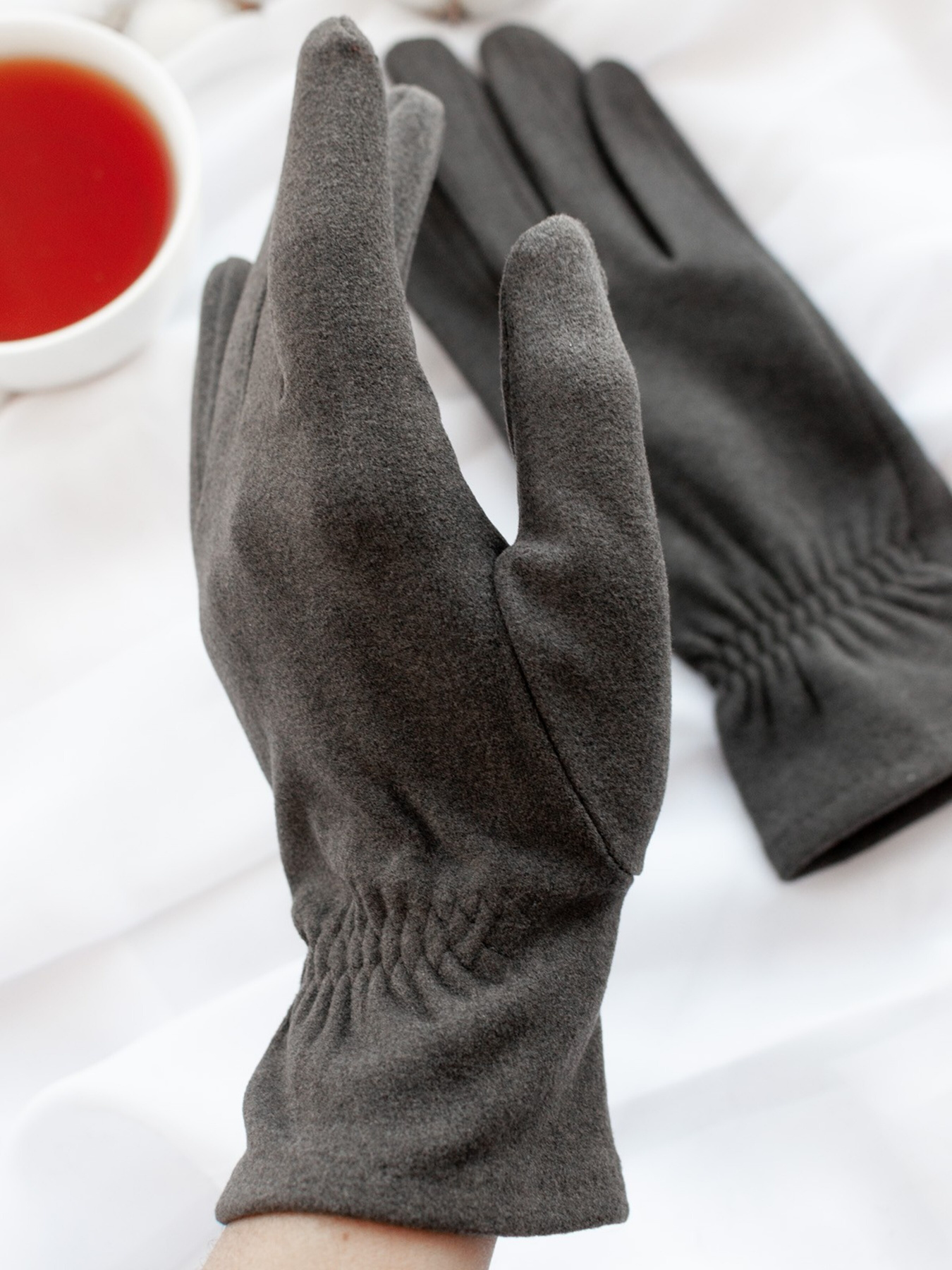 Перчатки ISSA Plus модель PE-23_darkgray Фото