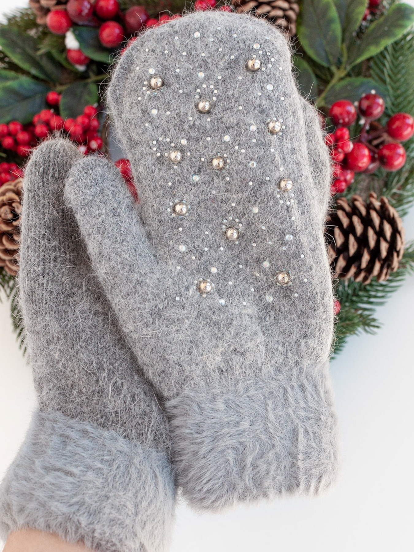 Рукавиці ISSA Plus модель PE-24_darkgray Фото