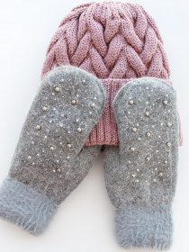 Рукавиці ISSA Plus модель PE-24_darkgray Фото