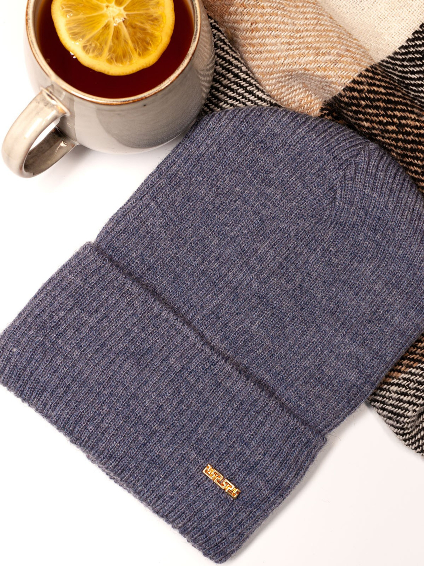 Шапка ISSA Plus модель SH-02_blue Фото