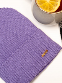 Шапка ISSA Plus модель SH-02_lilac Шапка ISSA Plus модель SH-02_lilac Фото