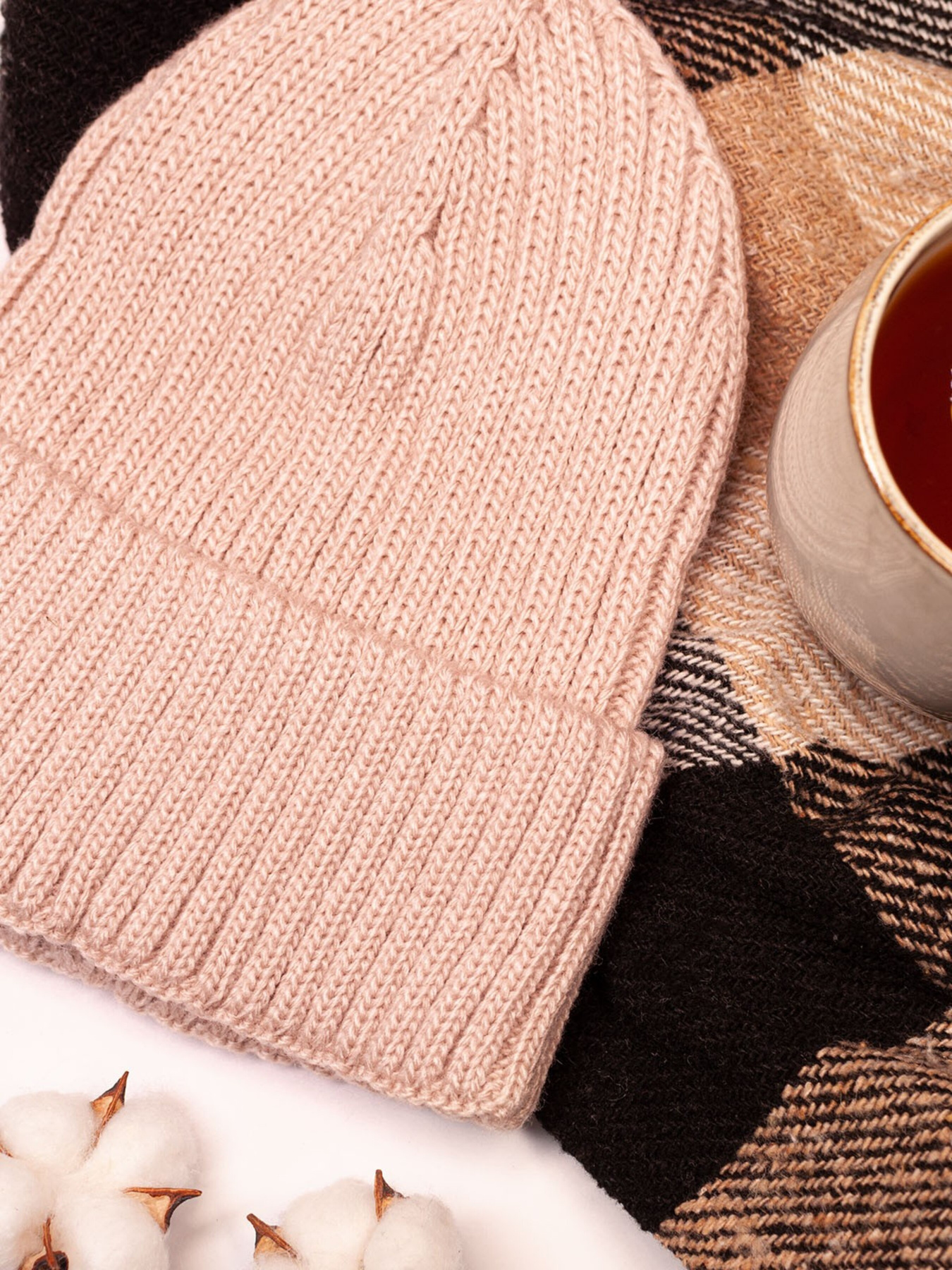 Шапка ISSA Plus модель SH-05_beige Фото