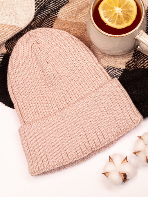 Шапка ISSA Plus модель SH-05_beige Фото