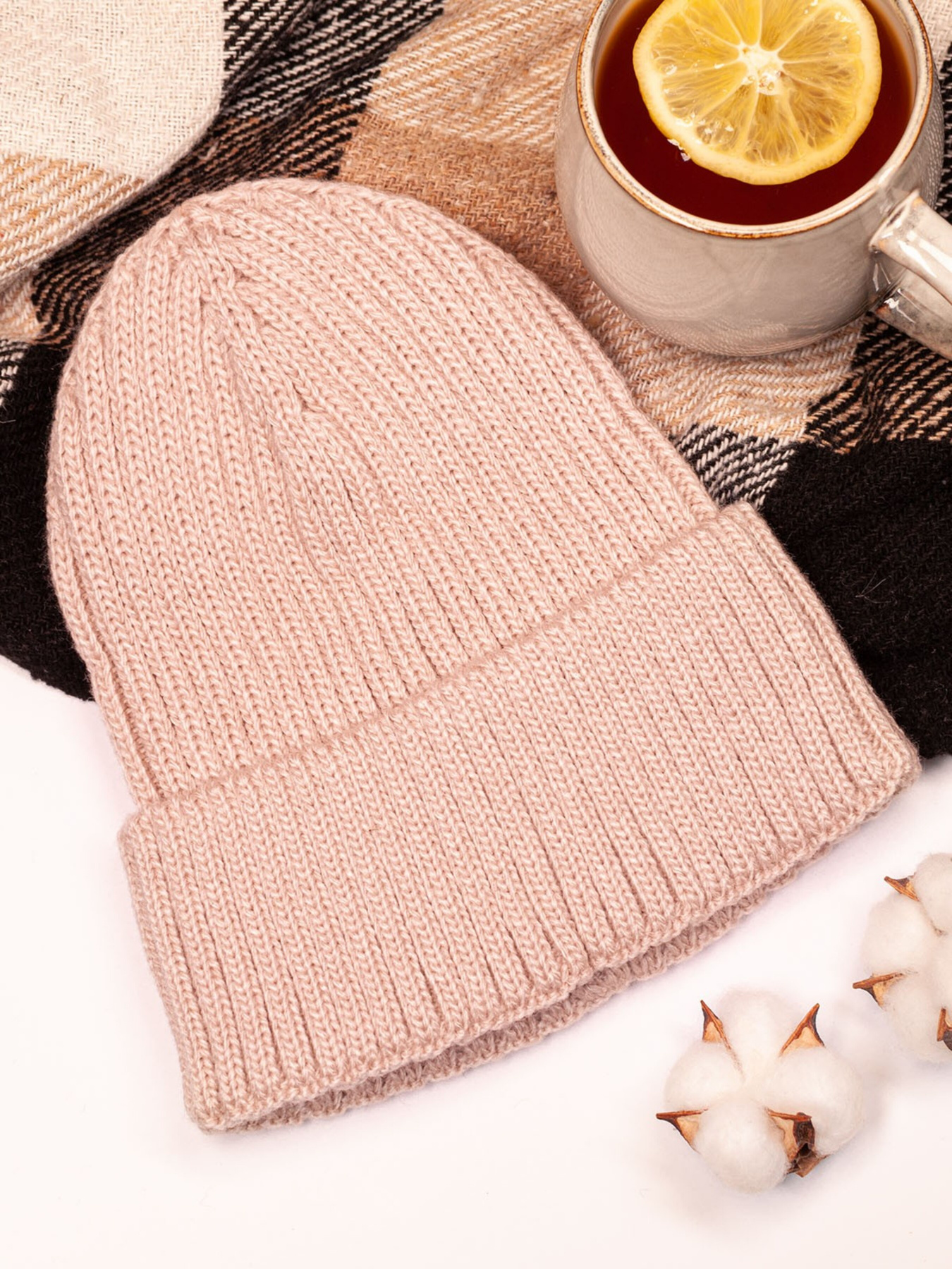 Шапка ISSA Plus модель SH-05_beige Фото