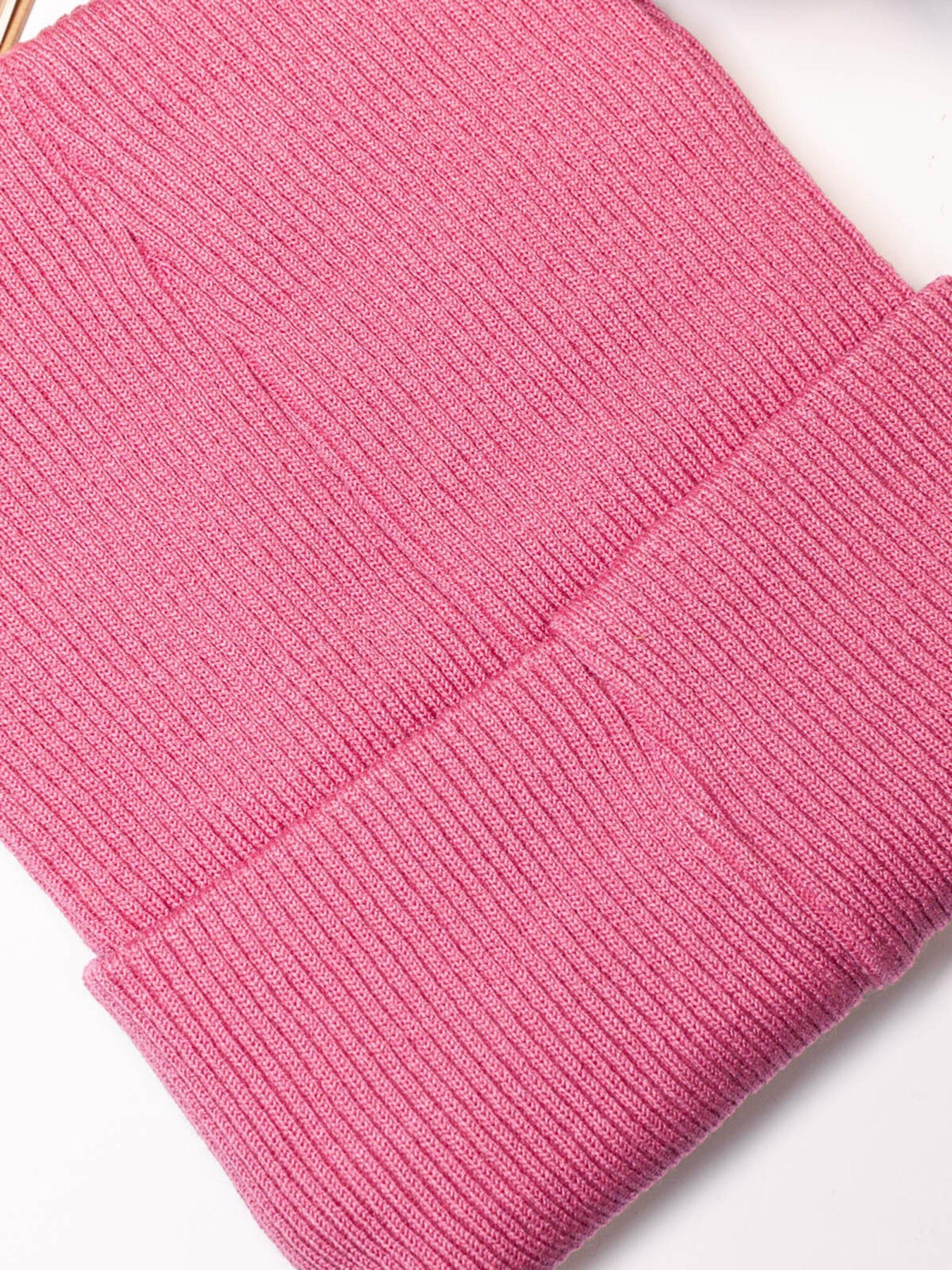 Шапка ISSA Plus модель SH-10_darkpink Фото