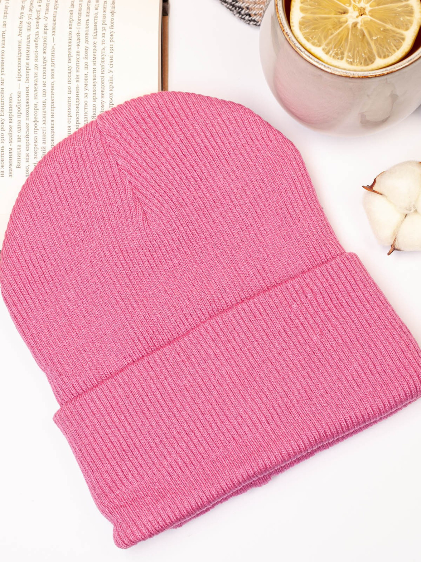 Шапка ISSA Plus модель SH-10_darkpink Фото