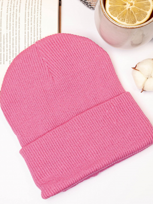 Шапка ISSA Plus модель SH-10_darkpink Фото