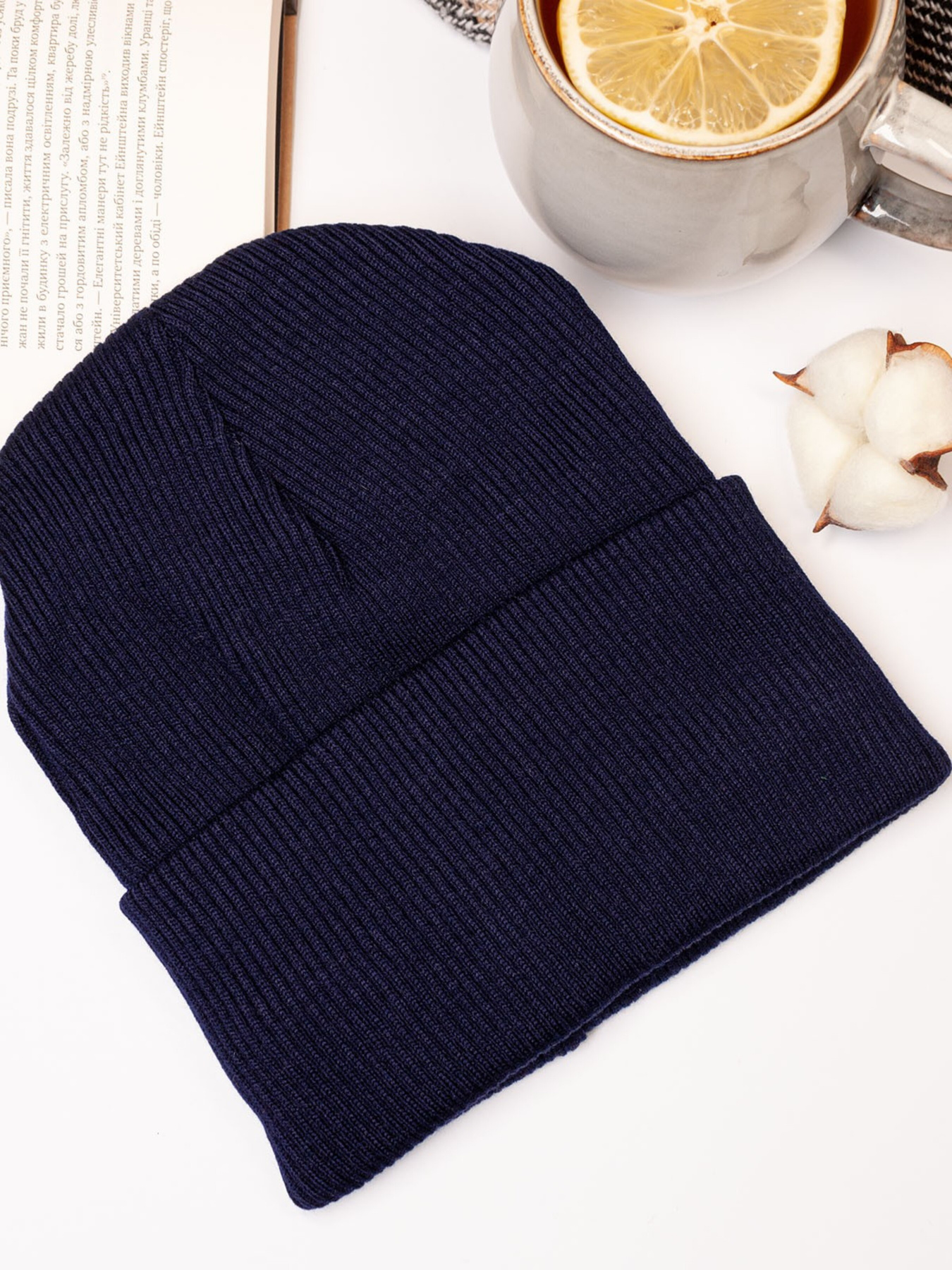 Шапка ISSA Plus модель SH-10_darkblue Фото