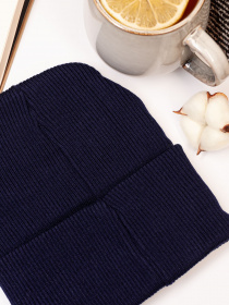 Шапка ISSA Plus модель SH-10_darkblue Фото