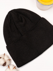 Шапка ISSA Plus модель SH-11_black Шапка ISSA Plus модель SH-11_black Фото