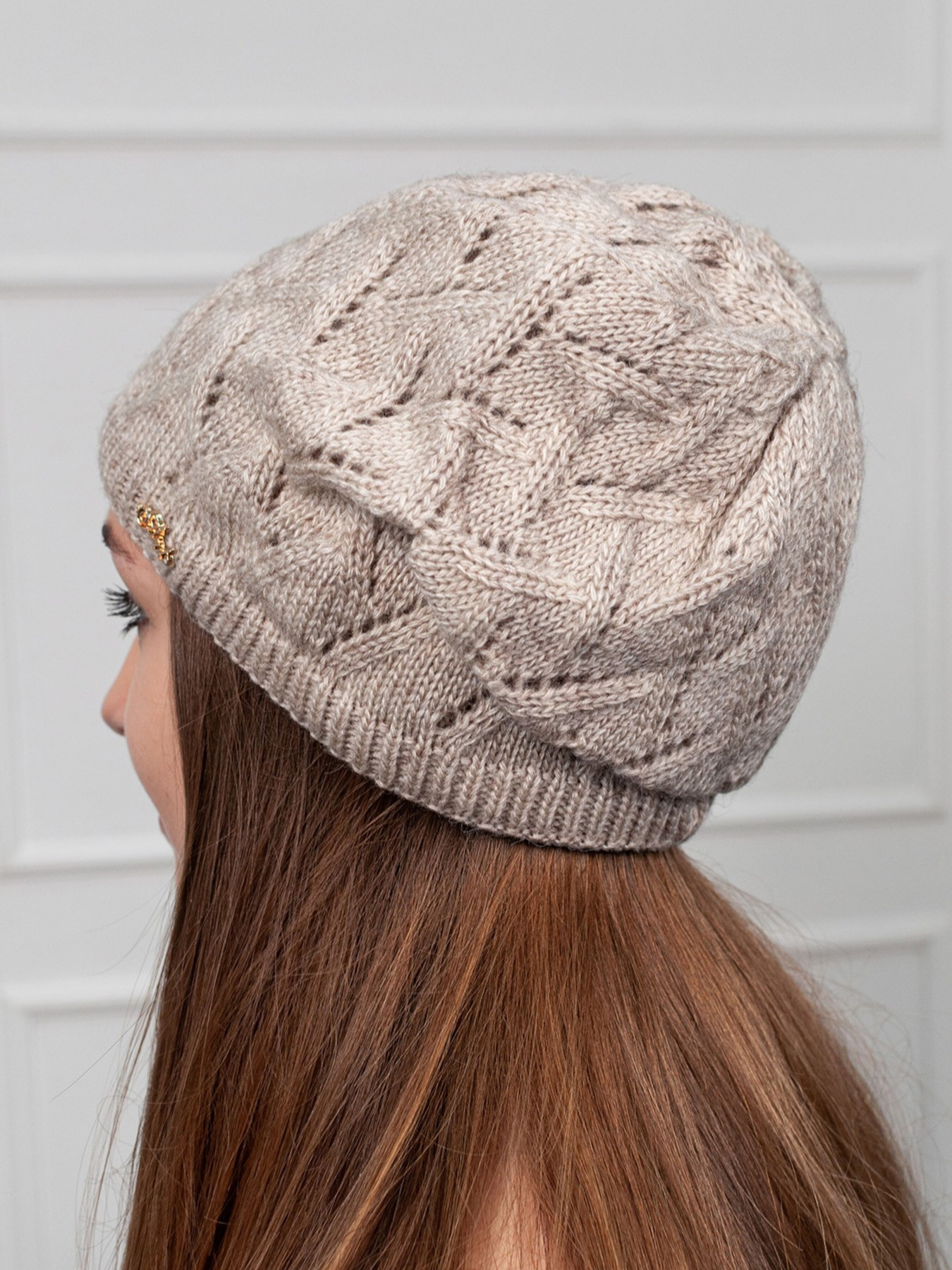 Шапка ISSA Plus модель SH-14_beige Фото