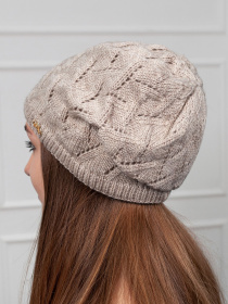 Шапка ISSA Plus модель SH-14_beige Фото