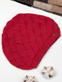 Шапка ISSA Plus модель SH-14_coral Фото