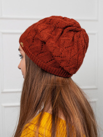 Шапка ISSA Plus модель SH-14_terracotta Фото