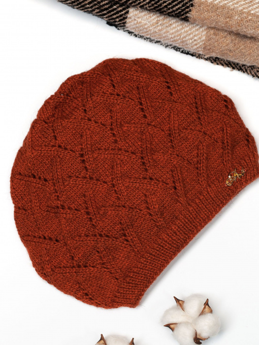 Шапка ISSA Plus модель SH-14_terracotta Фото