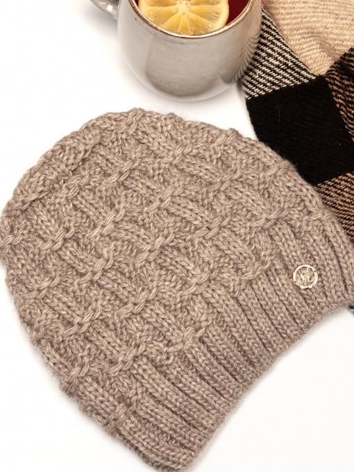 Шапка ISSA Plus модель SH-15_beige Фото