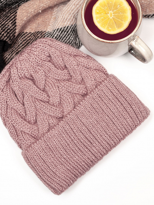 Шапка ISSA Plus модель SH-16_pink Фото