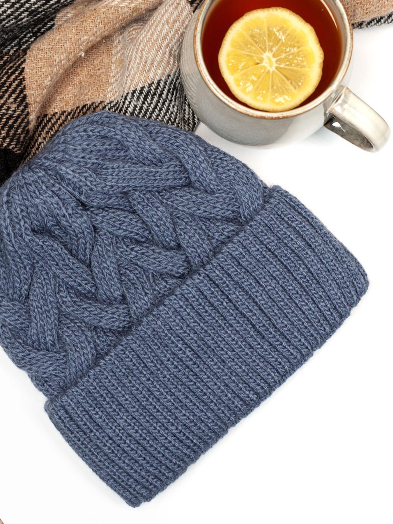 Шапка ISSA Plus модель SH-16_blue Фото