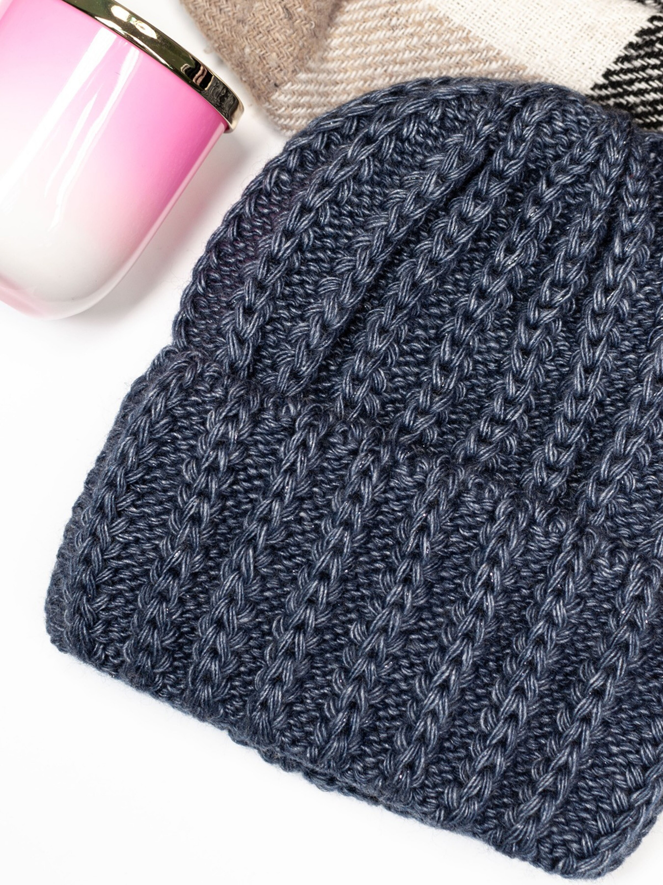 Шапка ISSA Plus модель SH-17_blue Фото