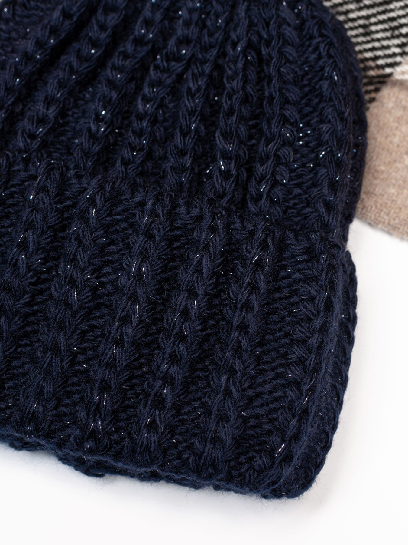 Шапка ISSA Plus модель SH-17_darkblue Фото