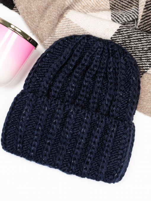 Шапка ISSA Plus модель SH-17_darkblue Фото