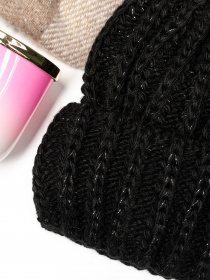 Шапка ISSA Plus модель SH-17_black Фото