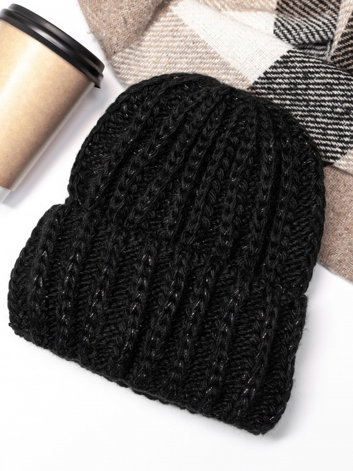 Шапка ISSA Plus модель SH-17_black Фото