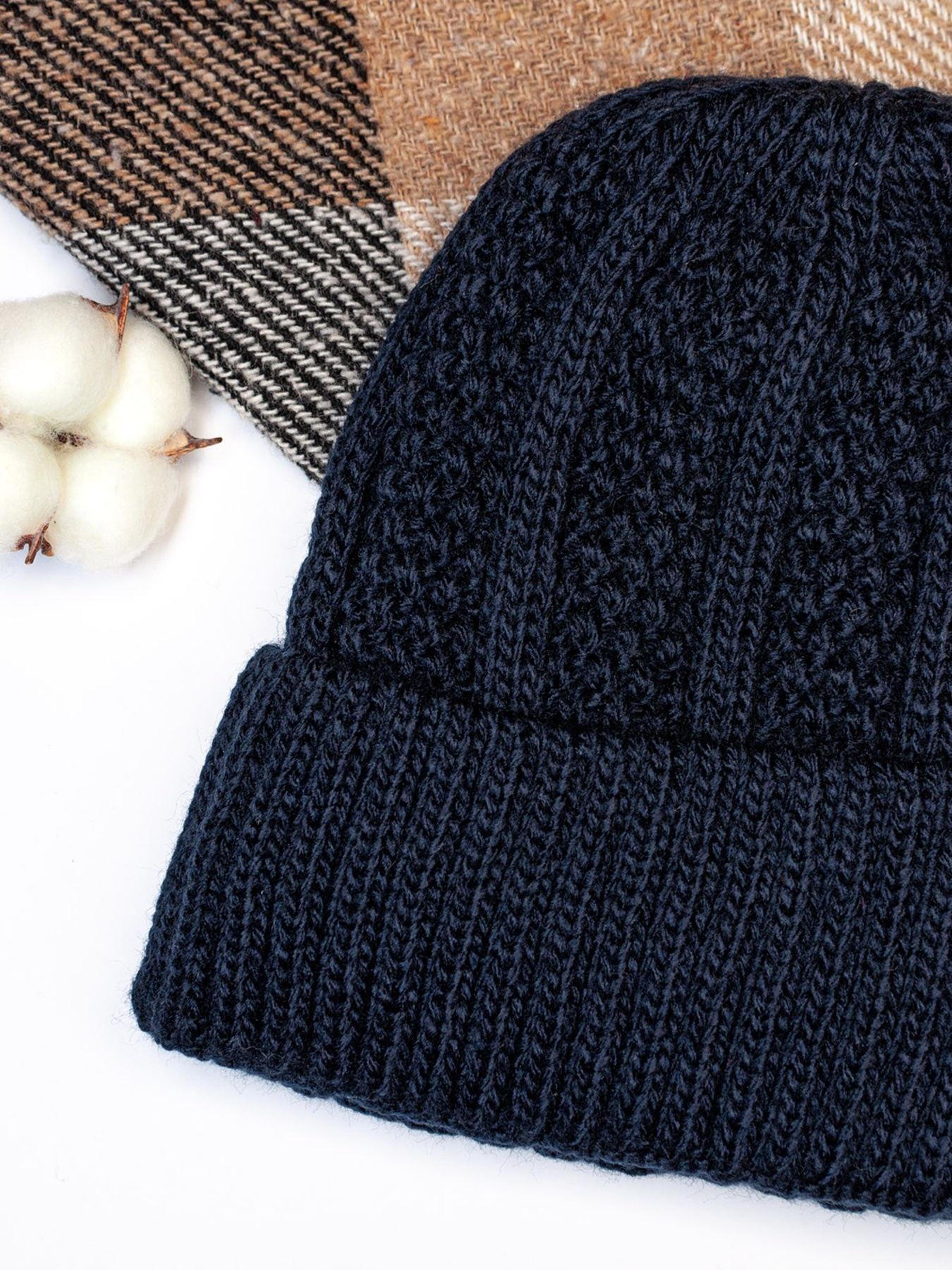 Шапка ISSA Plus модель SH-18_darkblue Фото