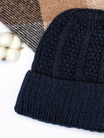 Шапка ISSA Plus модель SH-18_darkblue Фото