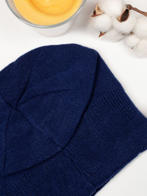 Шапка ISSA Plus модель SH-20_darkblue Фото