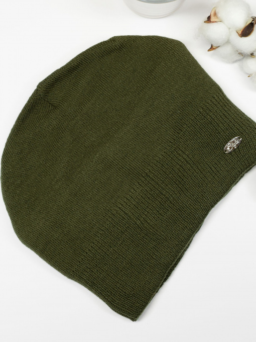 Шапка ISSA Plus модель SH-20_khaki Фото