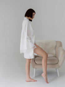 Халат OVA OVA модель 143BA-18-wh Халат OVA OVA модель 143BA-18-wh Фото