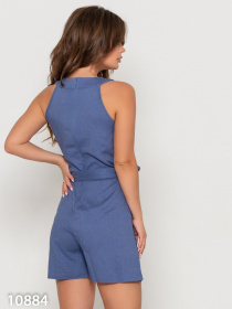 Комбинезон ISSA Plus модель 10884_синий Фото