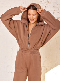 Комбинезон с утеплителем ISSA Plus модель SA-313_brown Фото