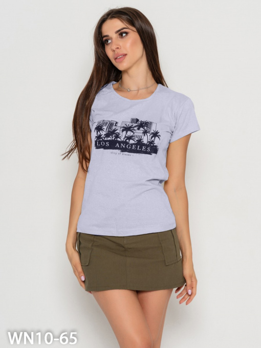 Футболка ISSA Plus модель WN10-65_grey Фото