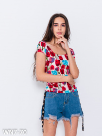 Футболка ISSA Plus модель WN7-70_multicolor Фото