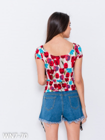 Футболка ISSA Plus модель WN7-70_multicolor Футболка ISSA Plus модель WN7-70_multicolor Фото