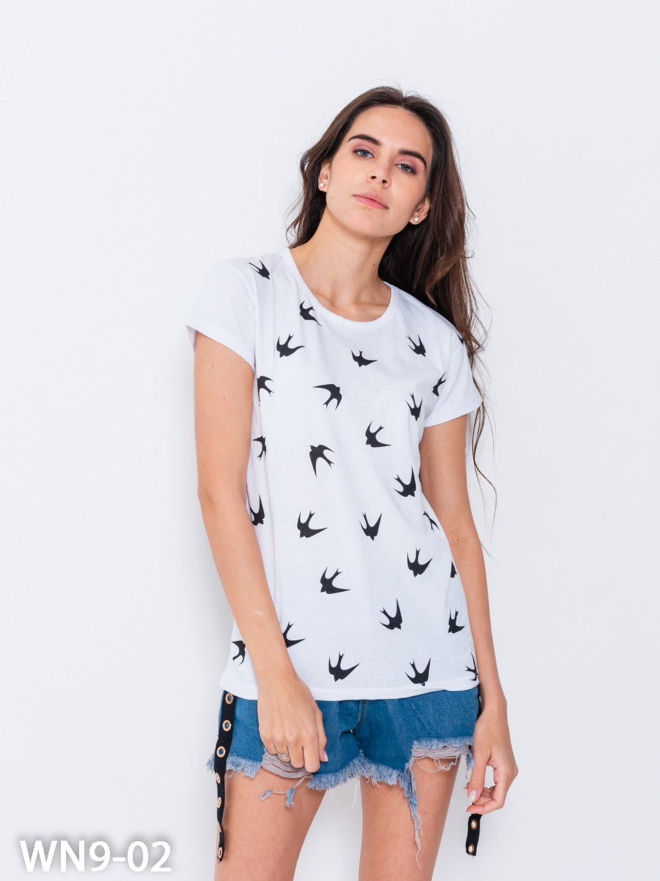 Футболка ISSA Plus модель WN9-02_white Фото