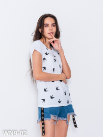 Футболка ISSA Plus модель WN9-02_white Футболка ISSA Plus модель WN9-02_white Фото